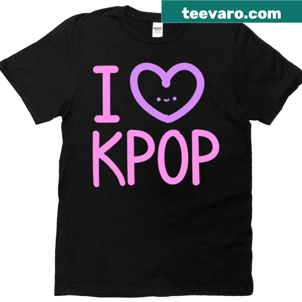 K-pop themed fun T-shirt for enthusiasts — on a men's t-shirt