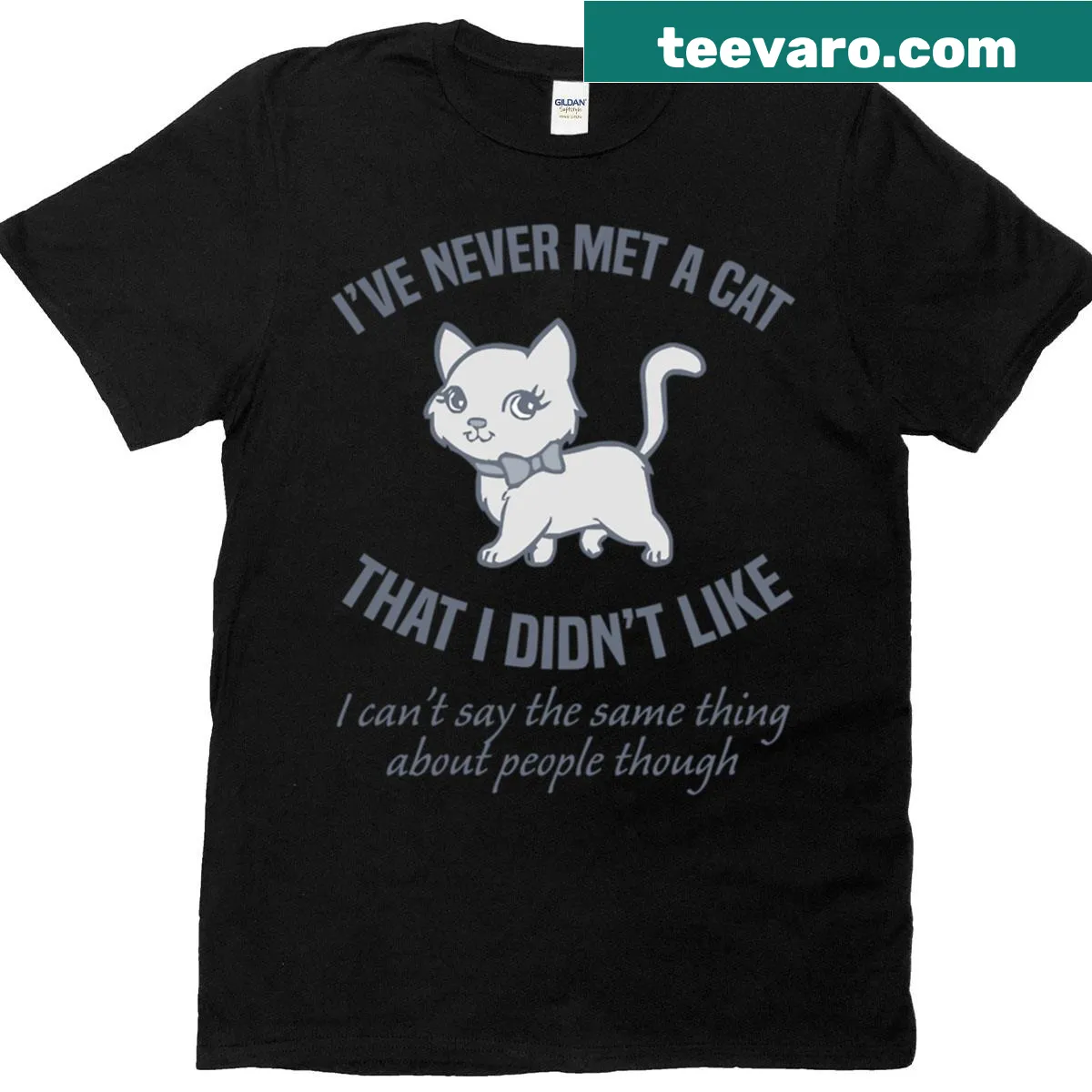 Funny slogan Cat Lover T-shirt — on a men's t-shirt