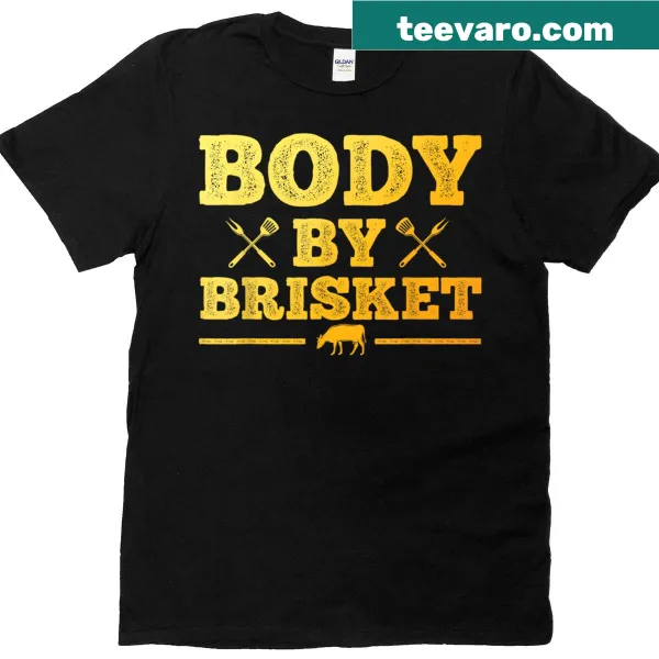 Humorous grilling-themed shirt with meat illustrations