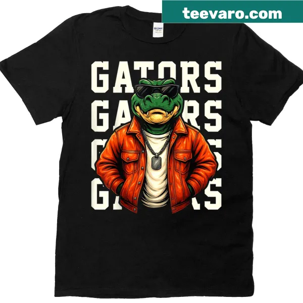 Retro gator graphic T-shirt for all ages