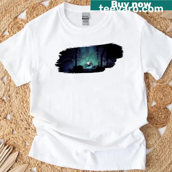 T-shirt featuring Hollow Knight Bench design from Royal Waterway