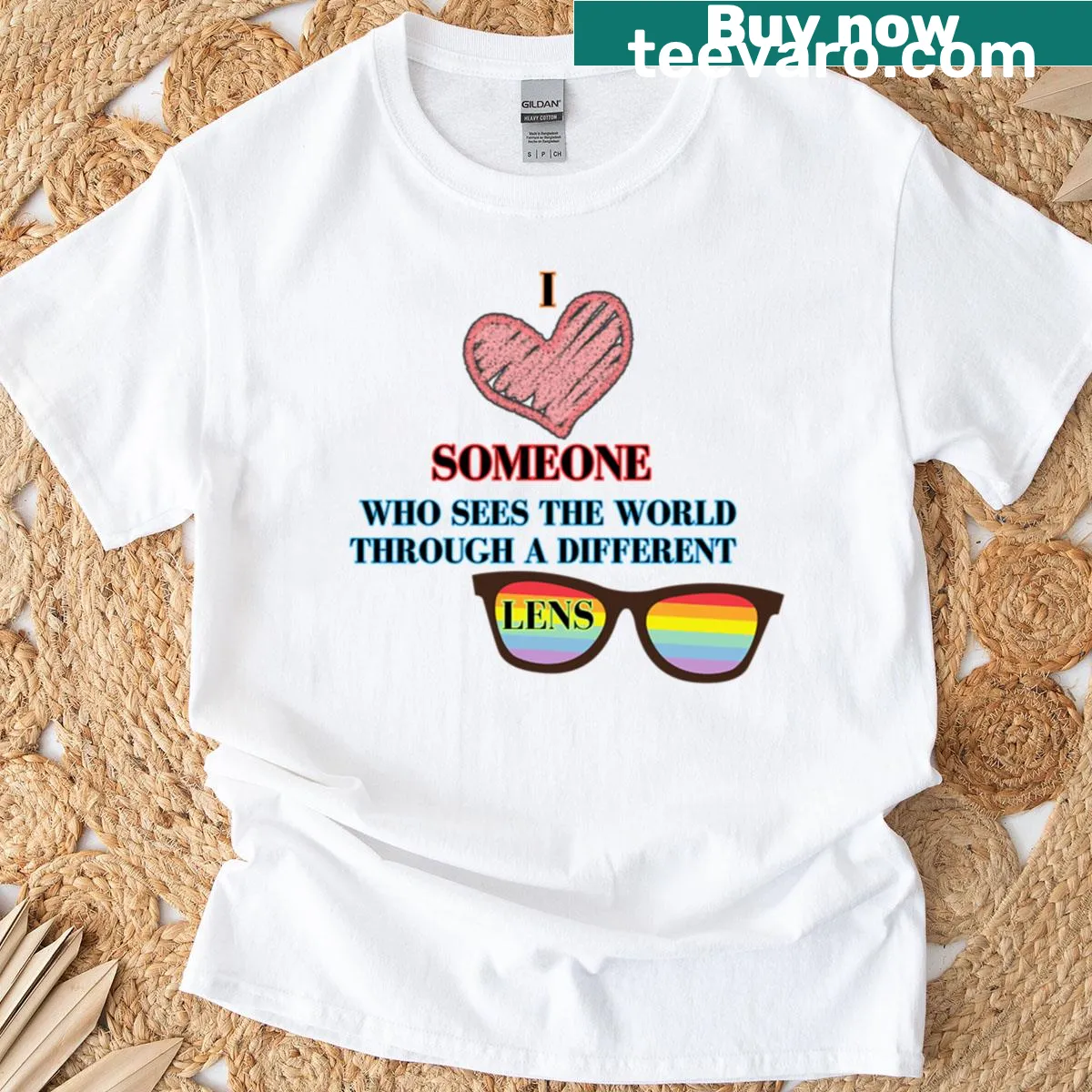 Autism acceptance tee with heartfelt message about love and understanding — on a men's t-shirt