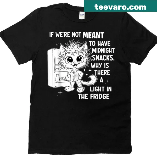 Funny T-shirt featuring a midnight snacks quote