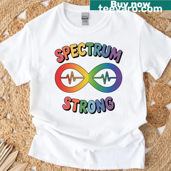 Heartbeat graphic shirt symbolizing strength and infinity