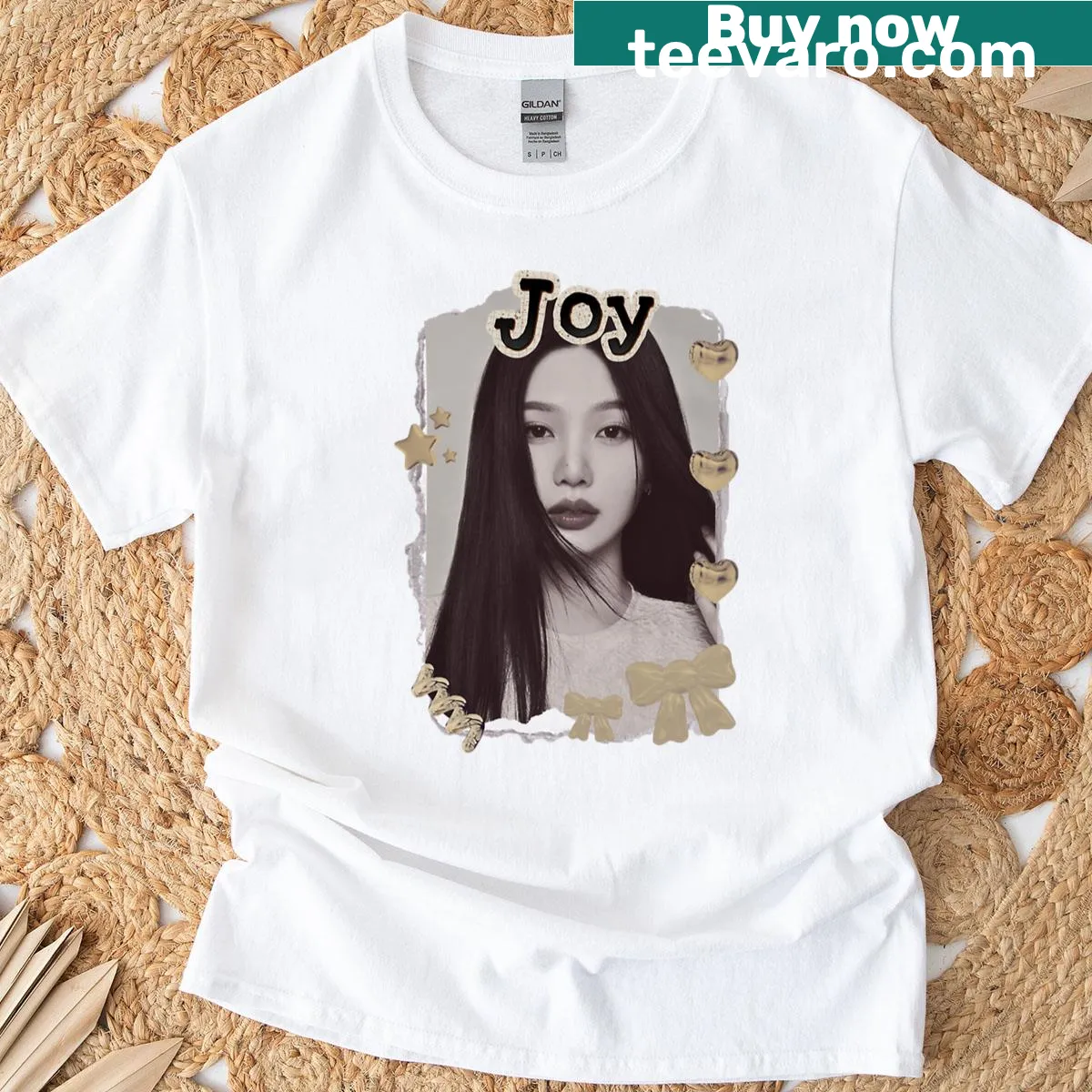 Y2K vintage collage featuring Joy from Red Velvet — on a men's t-shirt
