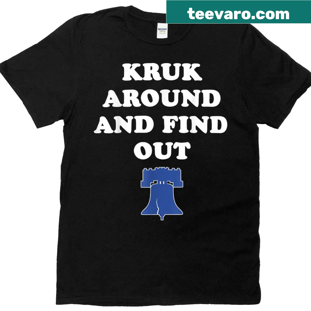 Funny t-shirt with bold typography showcasing humorous phrase — on a men's t-shirt