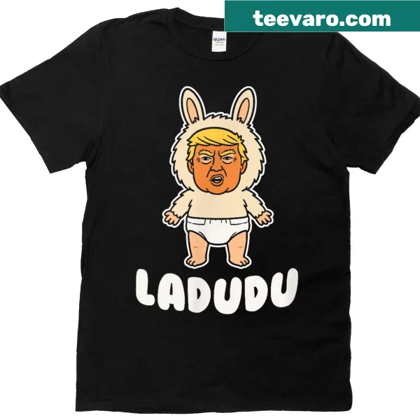 Cute baby doll graphic with humorous text