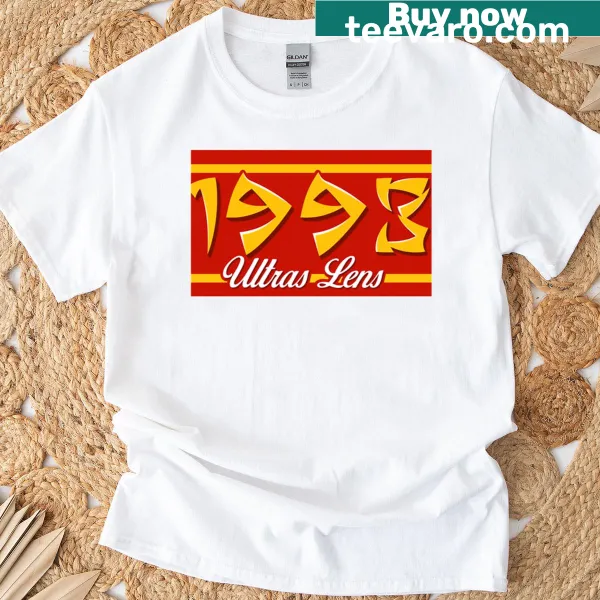 Minimalist text design saying Lensois Kso 1993 on T-shirt