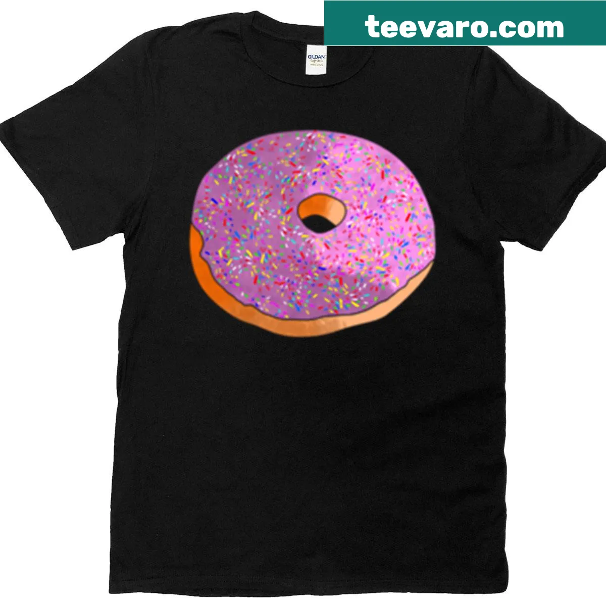 T-shirt featuring the phrase 'Life's Better With Sprinkles' in playful typography — on a men's t-shirt