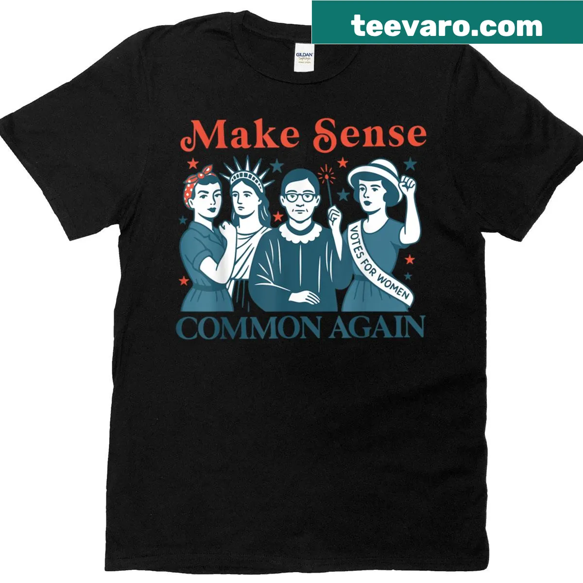 Funny political message T-shirt for women — on a men's t-shirt