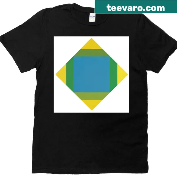 Minimalist t-shirt featuring geometric abstract design inspired by Max Bill