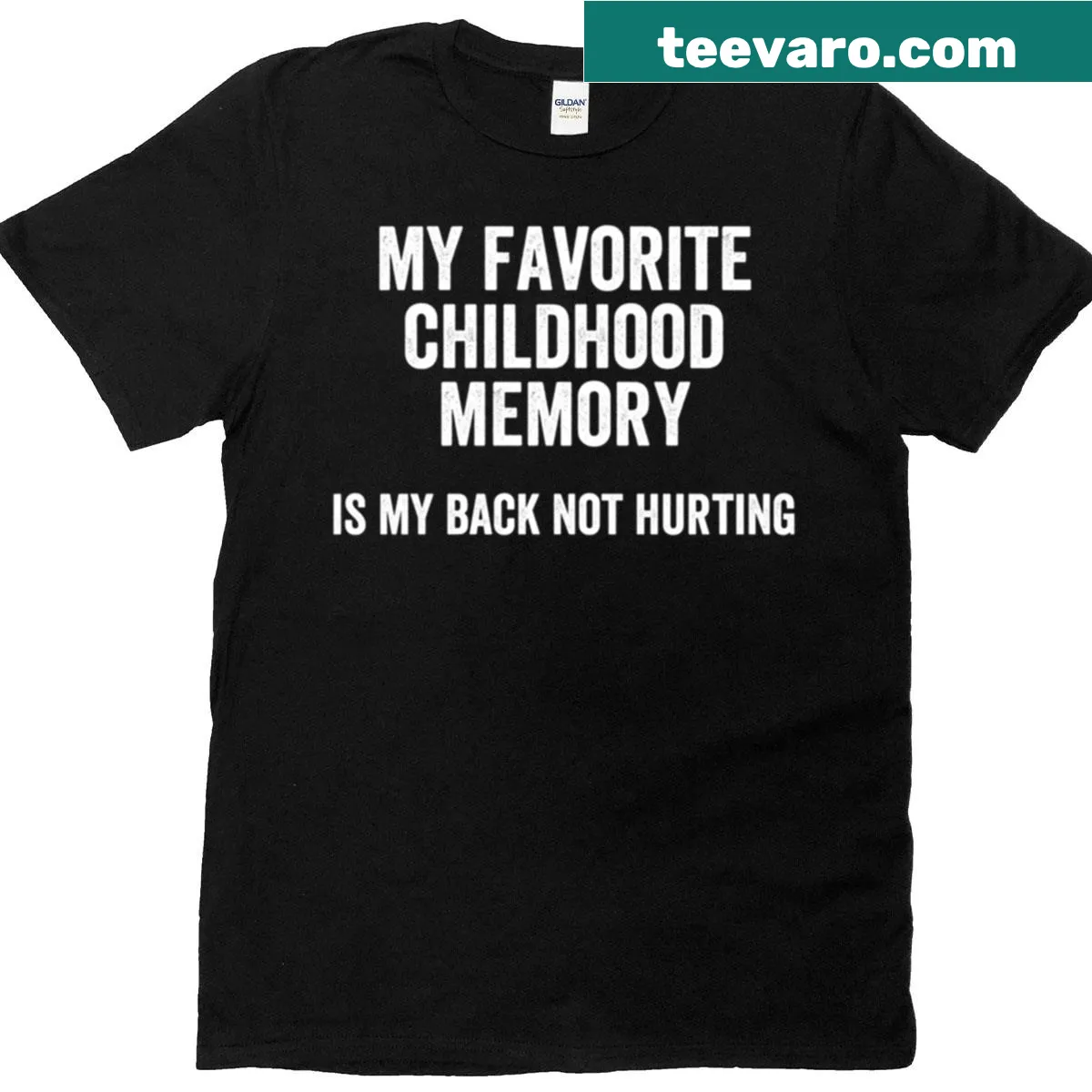 Nostalgic t-shirt reflecting on childhood memories and aging — on a men's t-shirt
