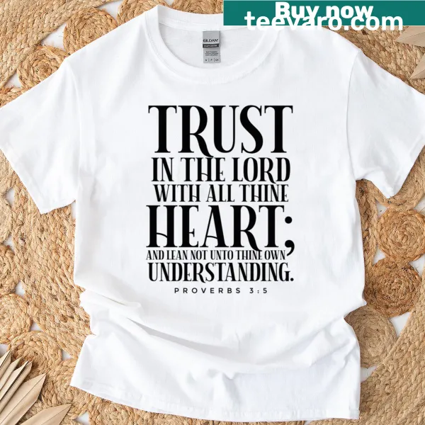 Inspirational t-shirt featuring a Proverbs 35 design