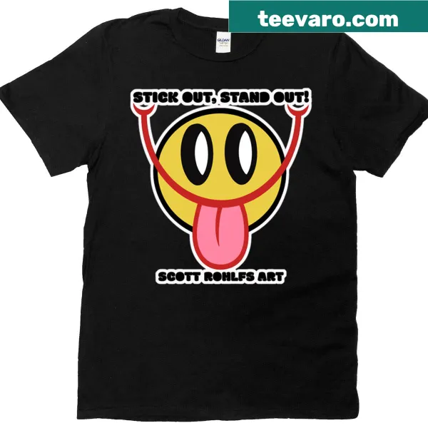 Typography graphic saying Stick Out Stand Out