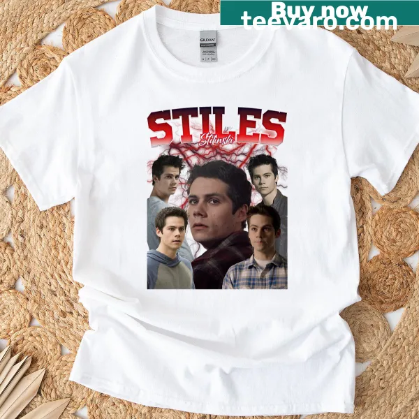 Retro style t-shirt with Stiles Stilinski graphic
