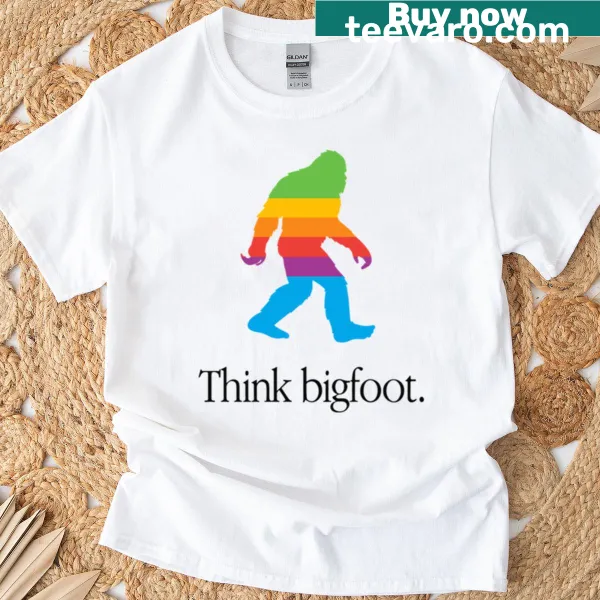 Illustration of Bigfoot on a t-shirt