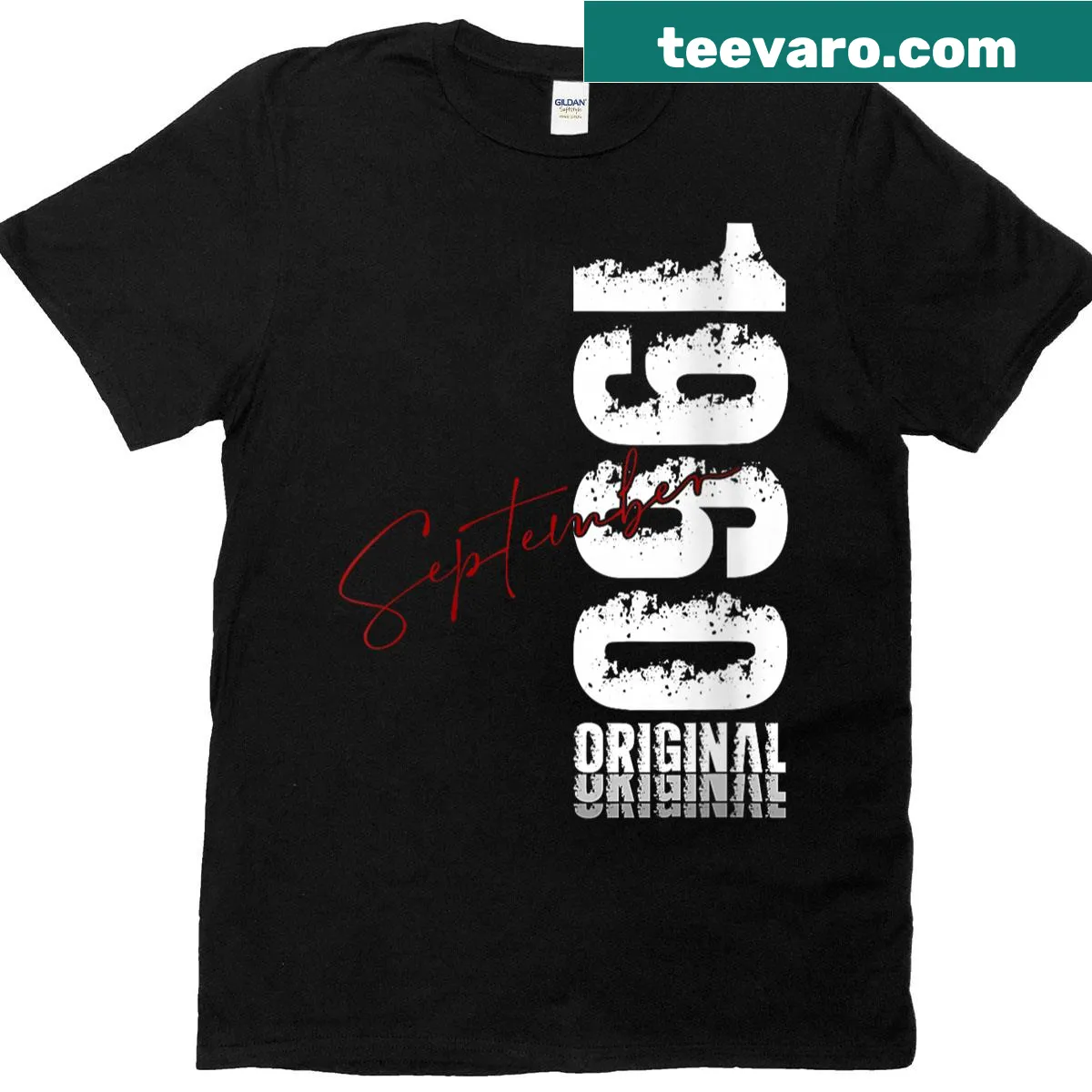 65th birthday original since 1960 graphic T-shirt — on a men's t-shirt