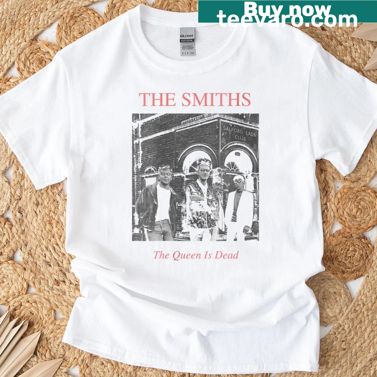 The Smiths album-inspired T-shirt with a vintage-style graphic — on a men's t-shirt