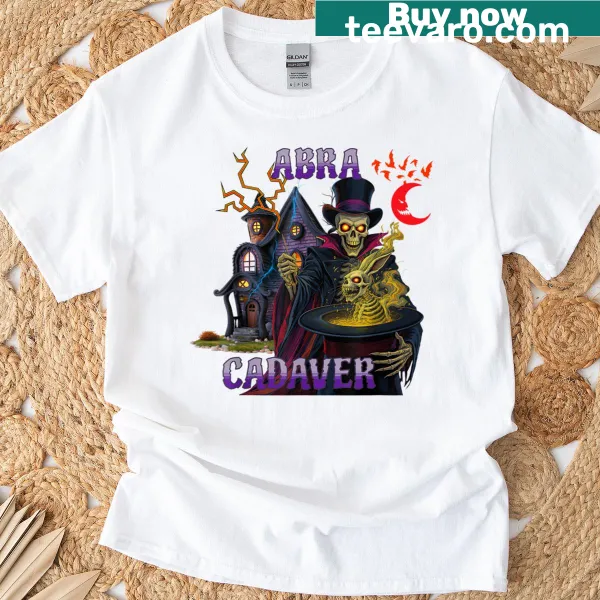 Illustration of 'Abra Cadaver' combining humor and macabre themes