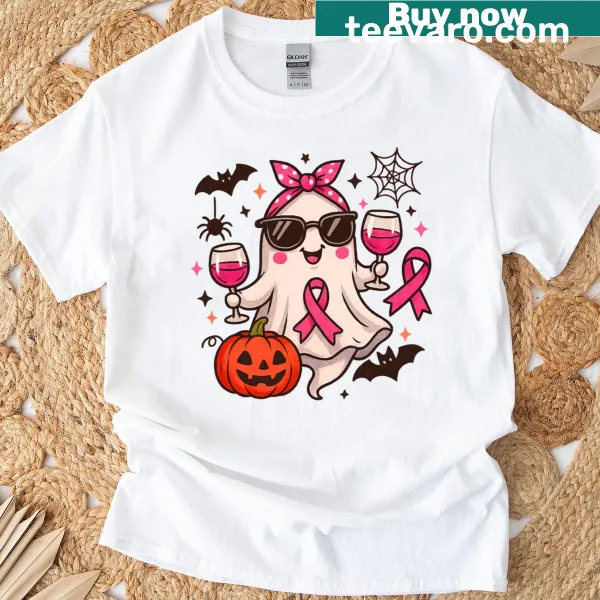 Pumpkin design with awareness message on Halloween t-shirt