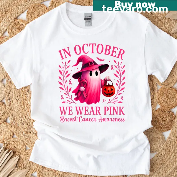 Typographic design for Breast Cancer Awareness with Halloween theme