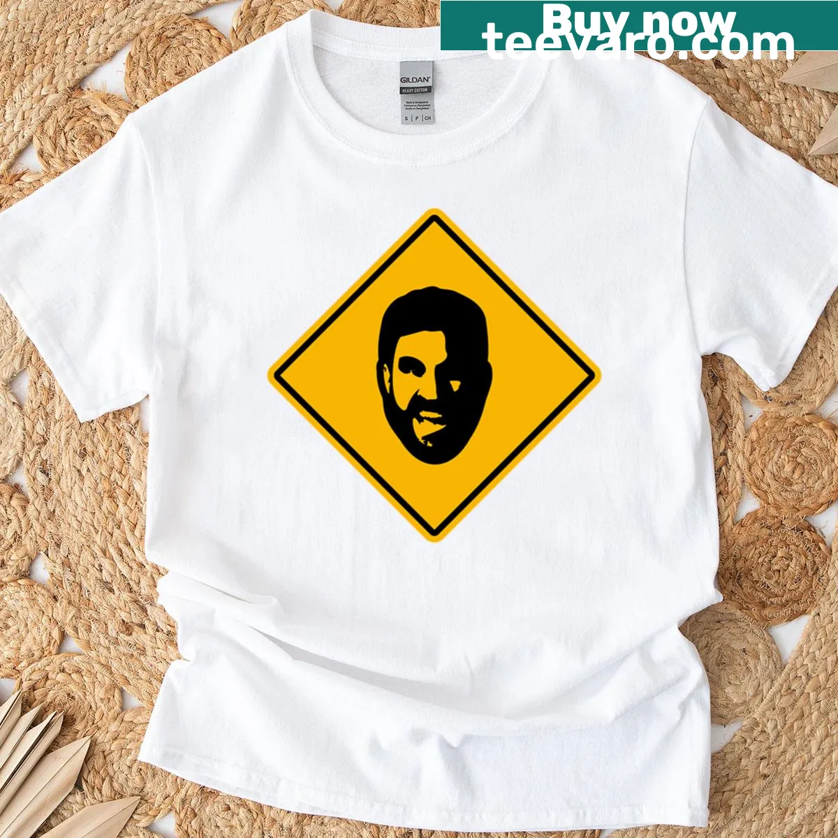 Brett Goldstein signature graphic on a humorous t-shirt — on a men's t-shirt