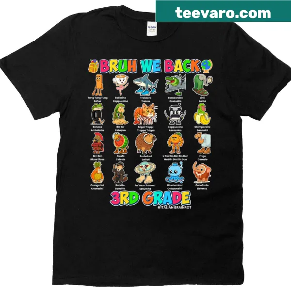 Funny back-to-school t-shirt for kids with humorous text