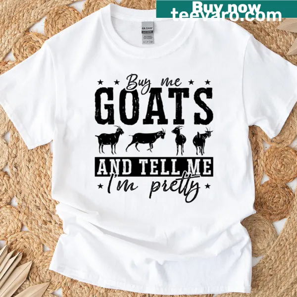 Fun goat farming saying on a humorous farmer t-shirt