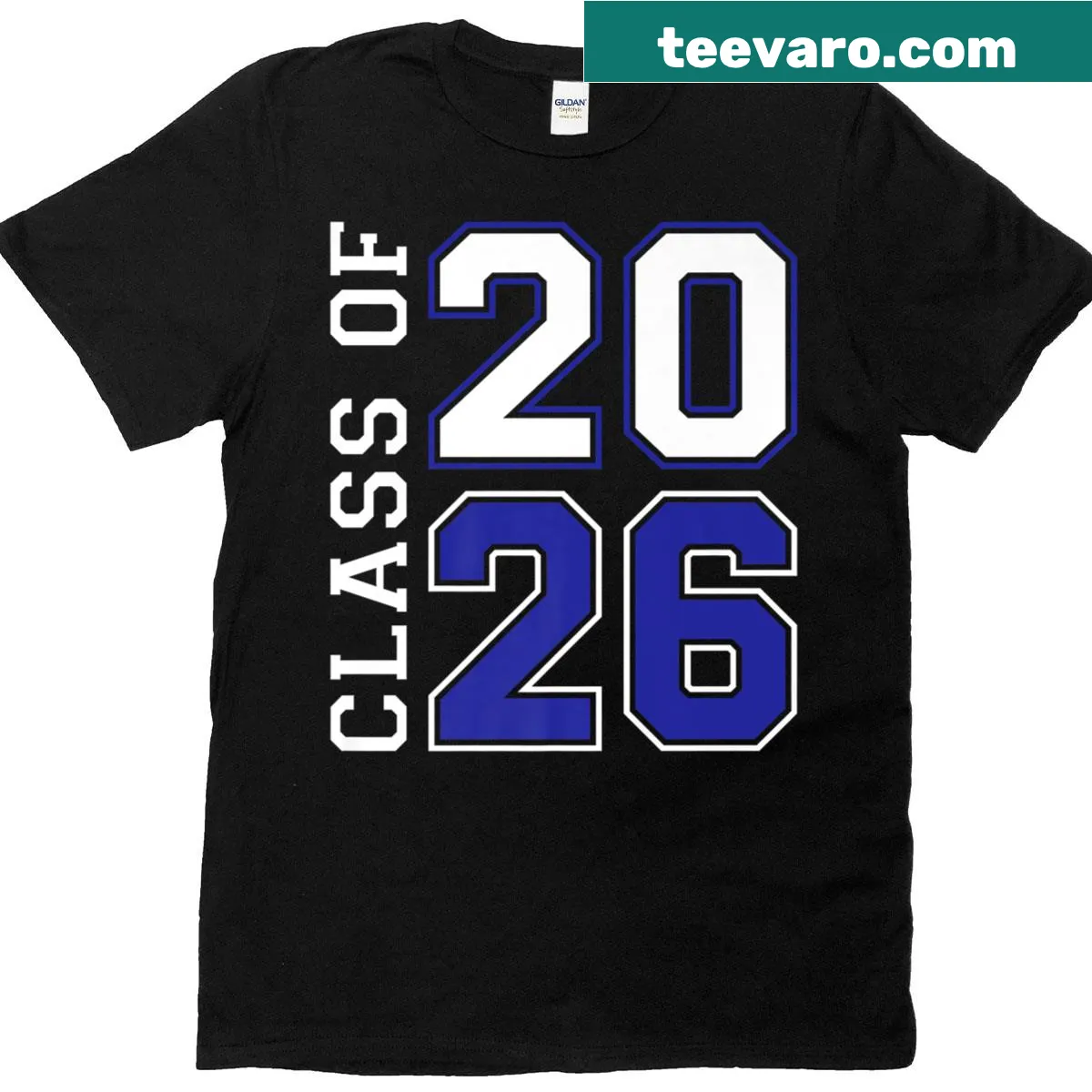 Funny graduation T-shirt for Class of 2026 graduates — on a men's t-shirt