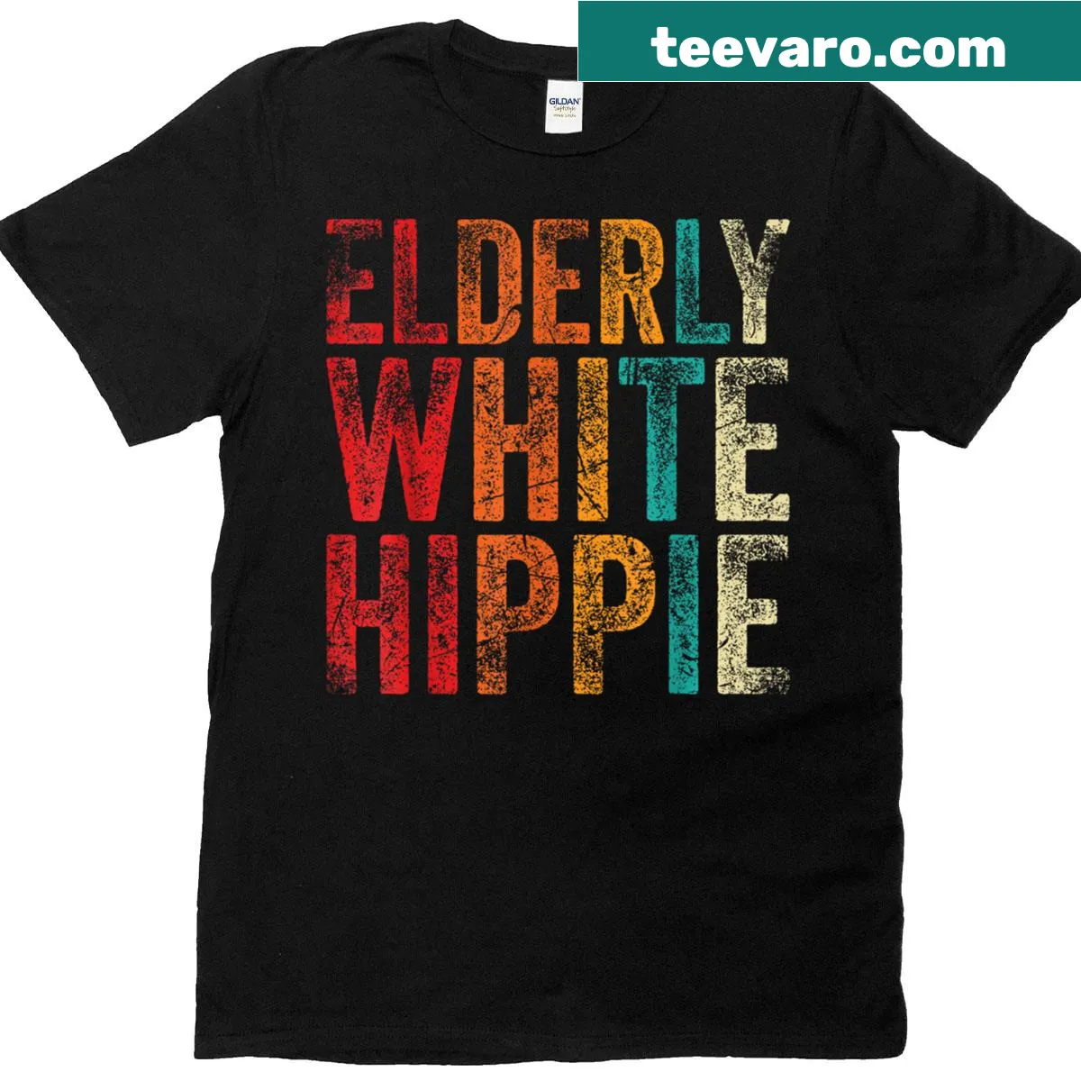 Retro vintage t-shirt with humorous 80s saying — on a men's t-shirt