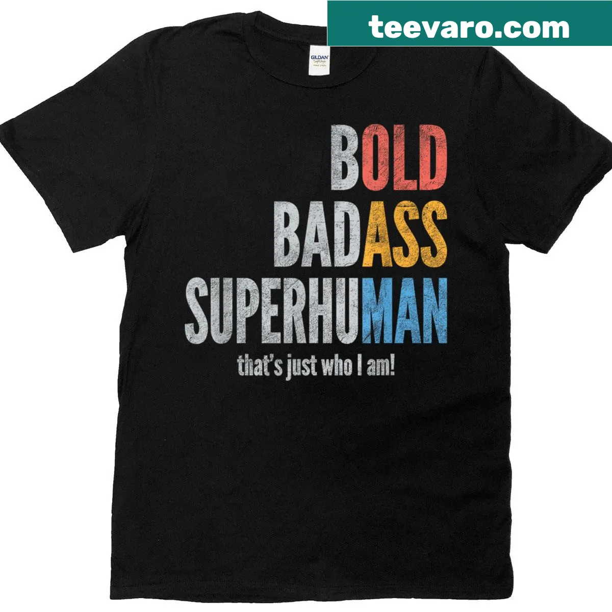 Funny T-shirt with humorous old man sayings, suitable for dads — on a men's t-shirt