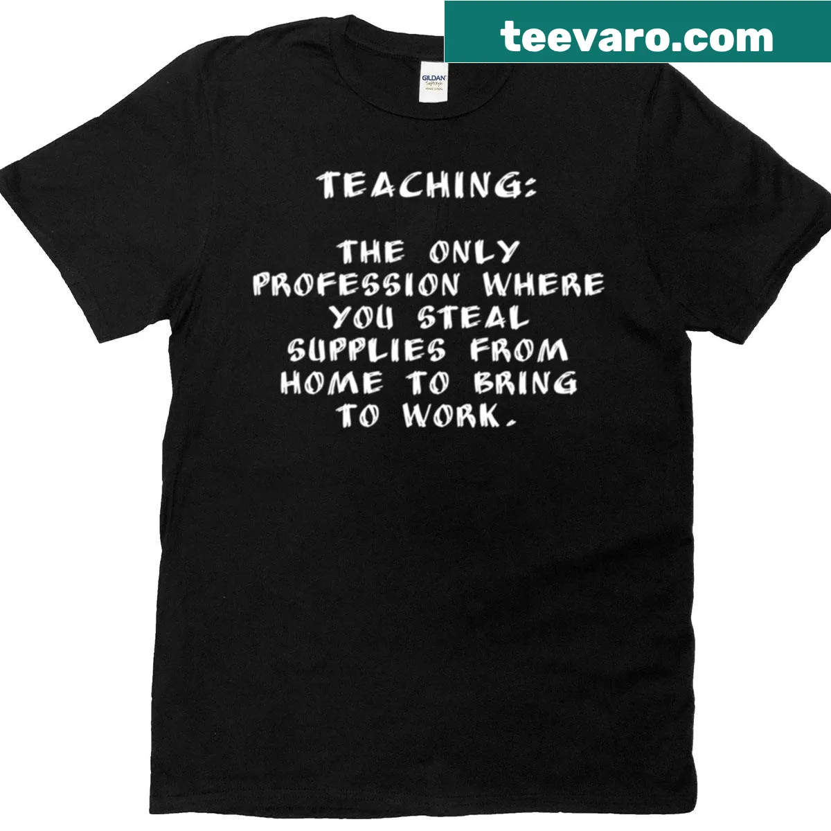 Funny teacher T-shirt with a humorous graphic — on a men's t-shirt