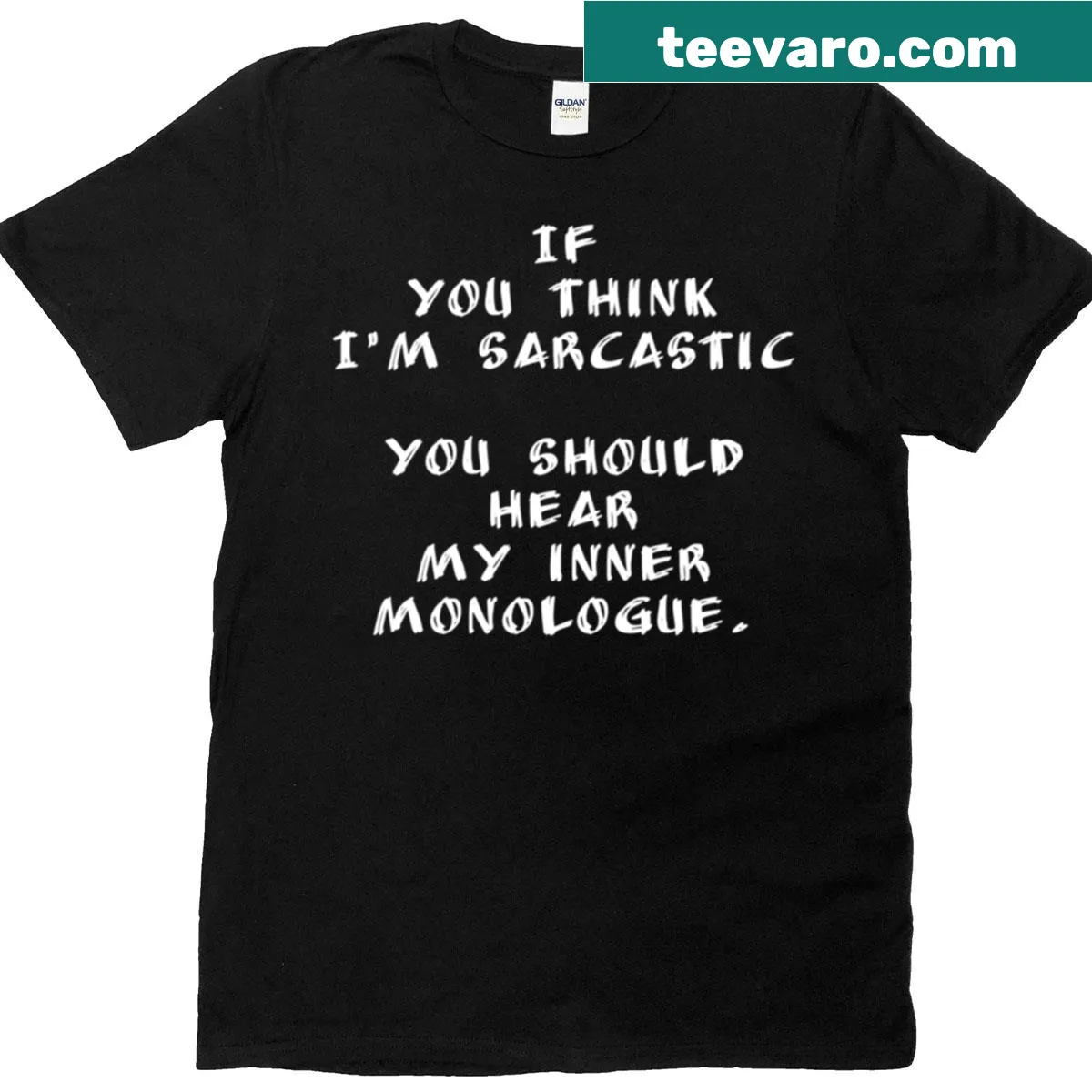 Humorous teacher T-shirt with a witty saying — on a men's t-shirt