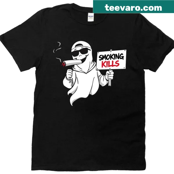 Graphic t-shirt with the word 'Ghastly' in smoky design