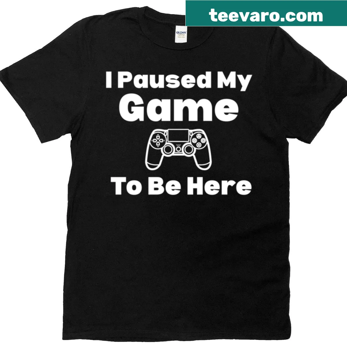 Funny gamer quote printed on a T-shirt — on a men's t-shirt