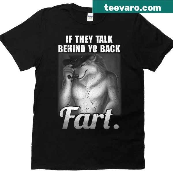 Bold T-shirt with humorous phrase about gossip