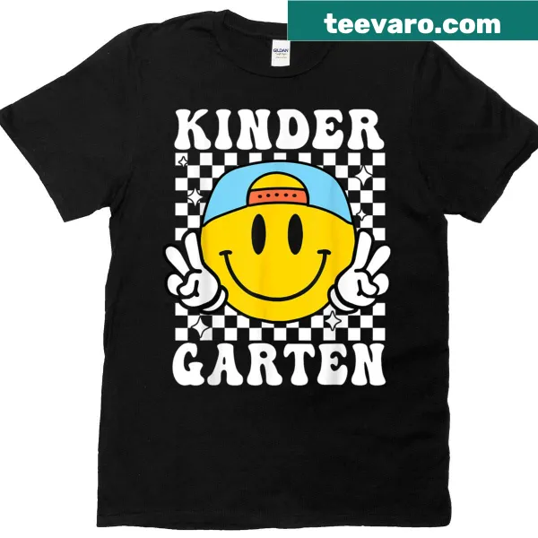 T-shirt with 'Kindergarten Smile' for kids starting school
