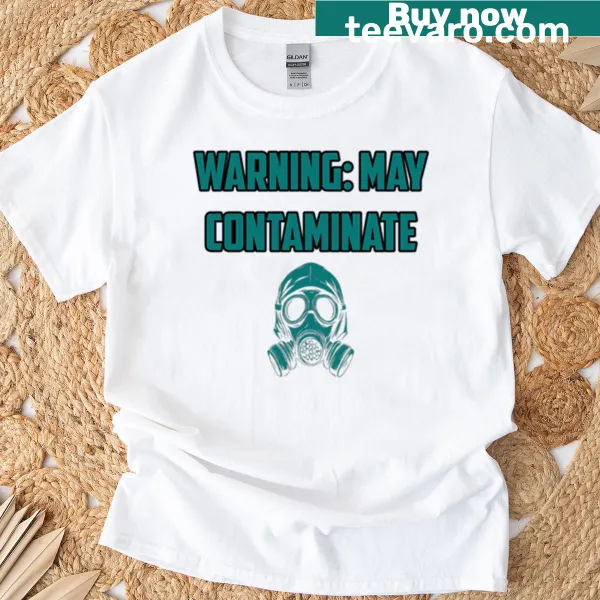 Sarcastic statement t-shirt with a humorous warning graphic