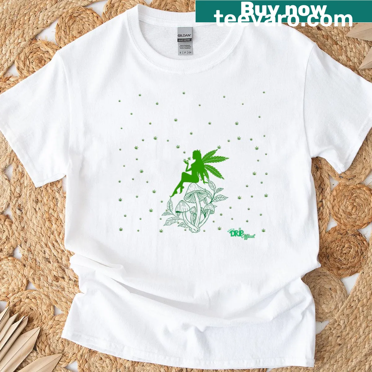 Funny Stoner Girl Tee with playful text — on a men's t-shirt