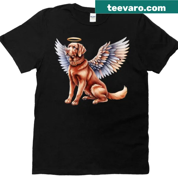 Chesapeake Bay Retriever angel design on a T-shirt