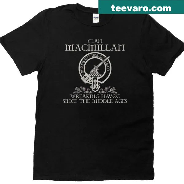 Scottish Clan Macmillan crest T-shirt for heritage lovers