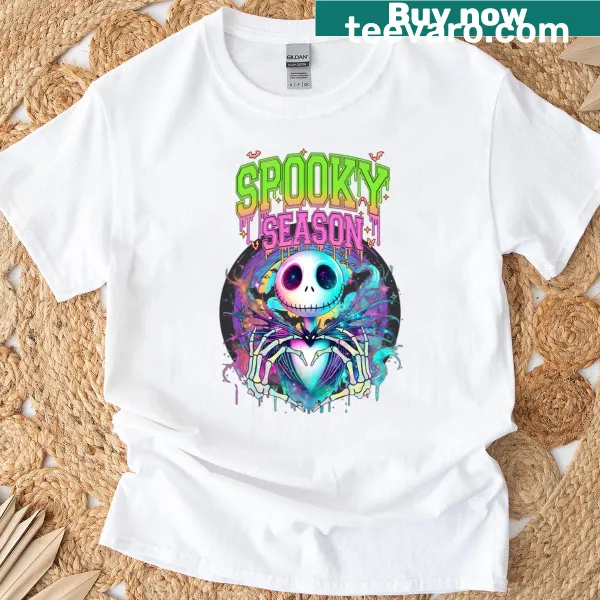 Playful Halloween illustration on T-shirt