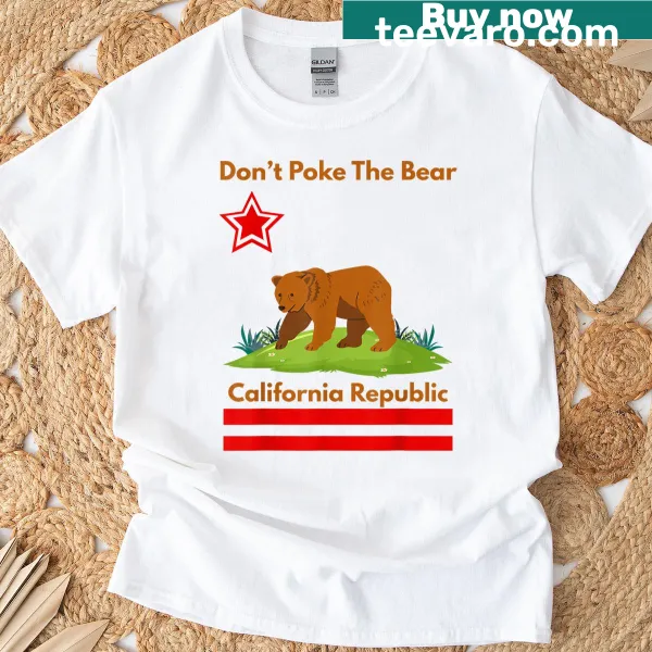 Graphic t-shirt with the phrase 'Don't Poke The Bear'