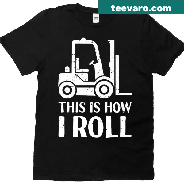 Funny T-shirt for forklift operators with a pun