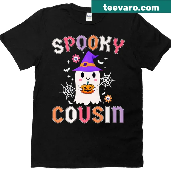 Cute ghost graphic for family Halloween t-shirt
