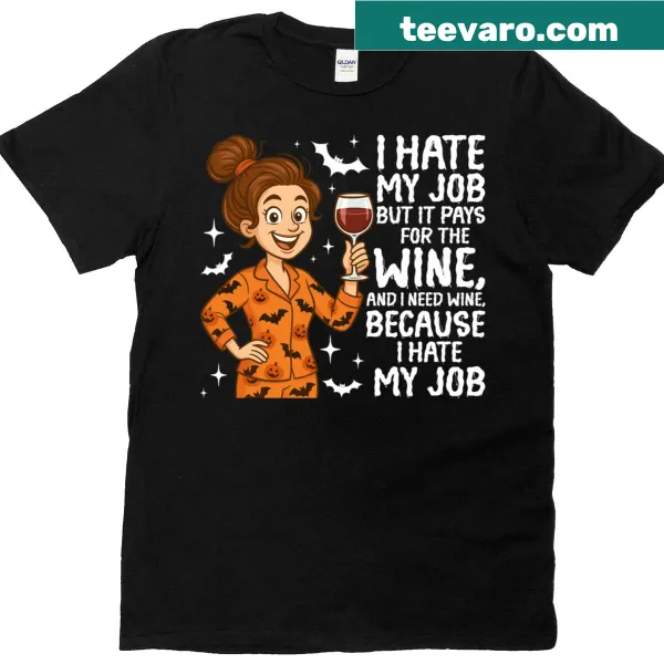 Funny Halloween shirt with sarcastic job quote