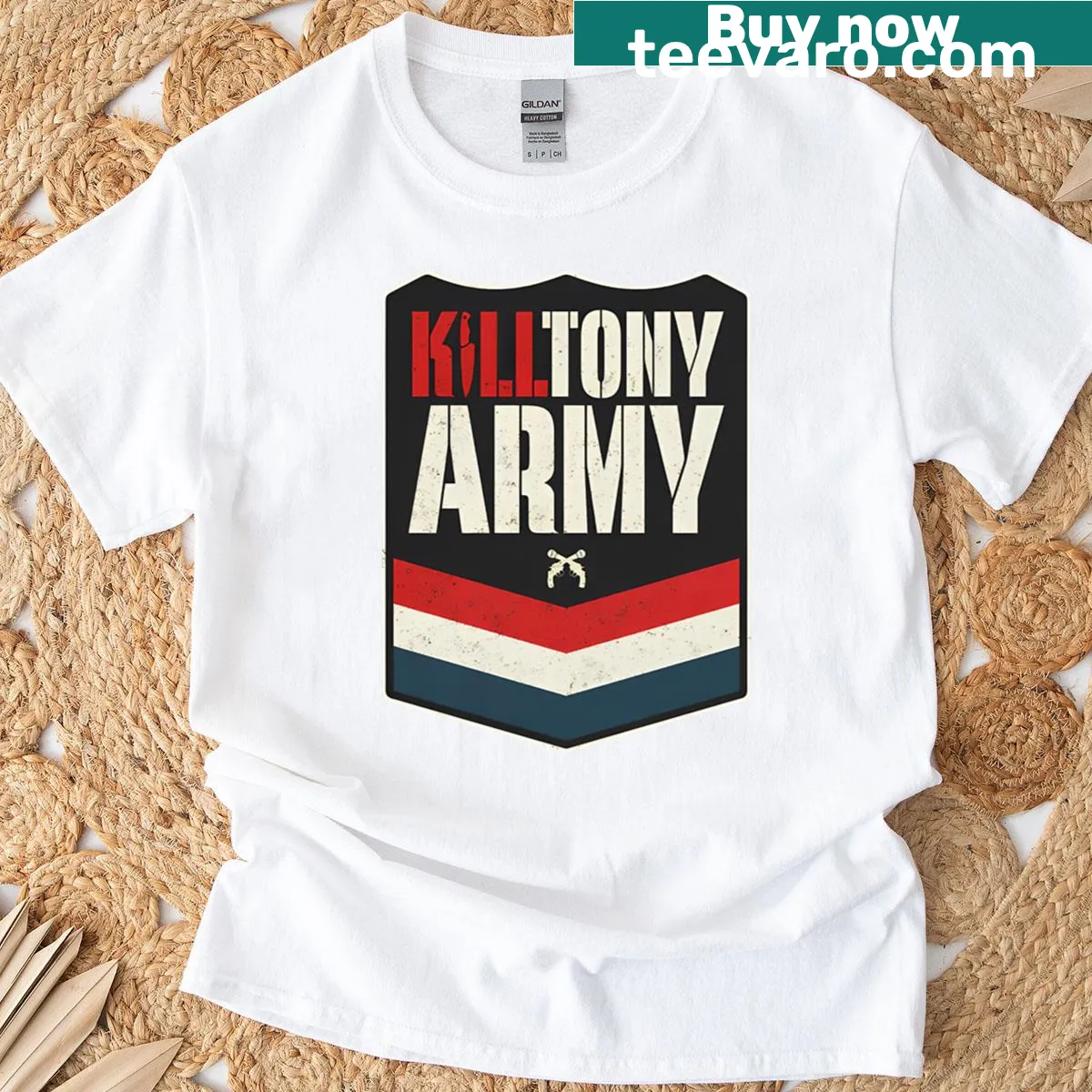 Kill Tony Merch T-shirt with engaging design — on a men's t-shirt