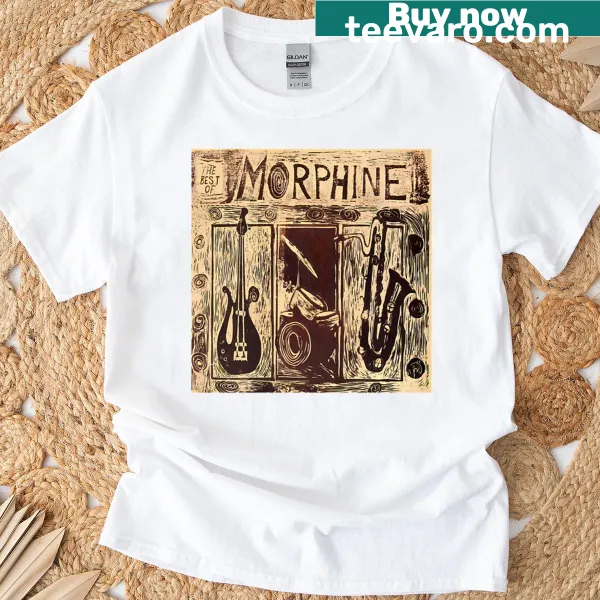Morphine band logo T-shirt with bold graphic design