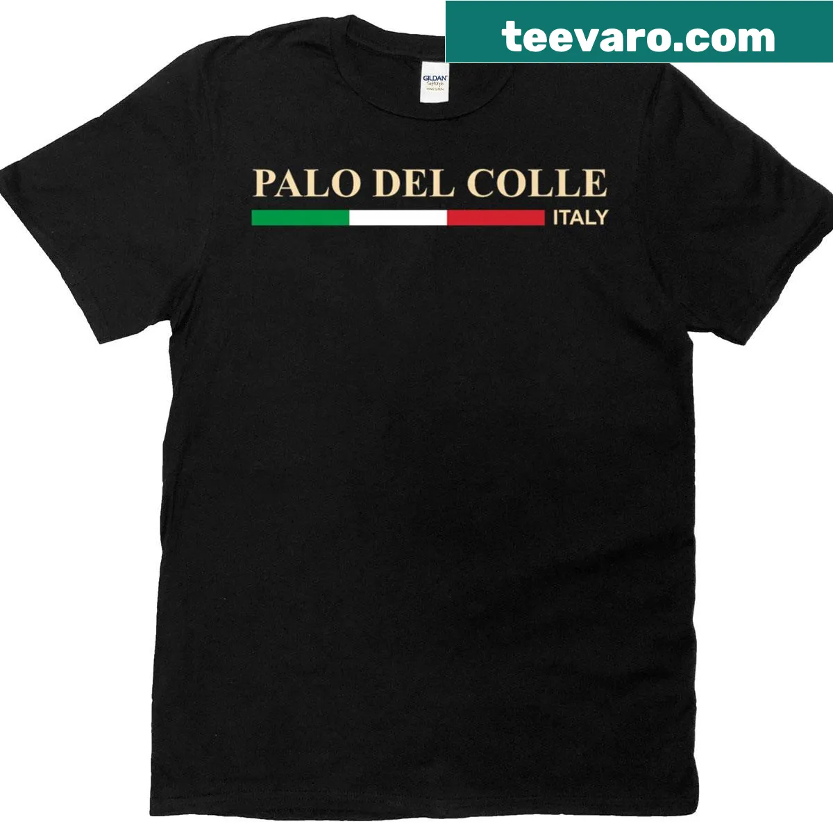Illustrated design of Palo Del Colle, Italy — on a men's t-shirt