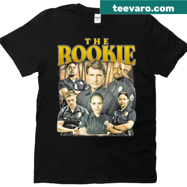 Vintage Police Drama Squad illustration on a T-shirt